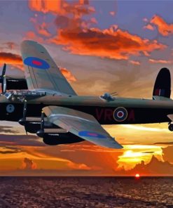 Avro Lancaster Heavy Bomber Diamond Painting