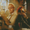 Aziraphale and Crowley Diamond Paintings