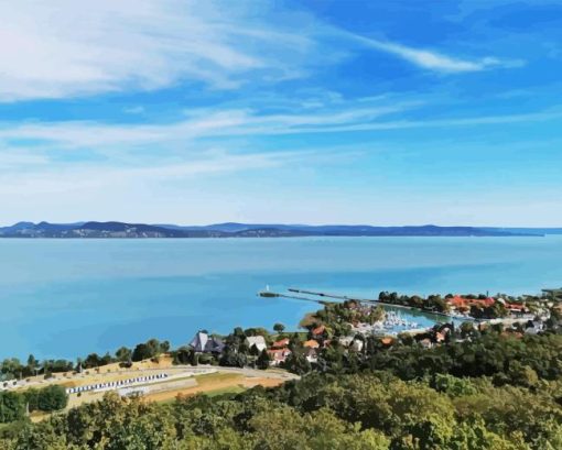 Balaton Lake Diamond Painting