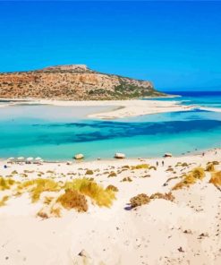 Balos Beach Landscape Diamond Painting