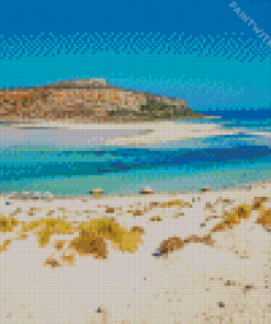 Balos Beach Landscape Diamond Painting