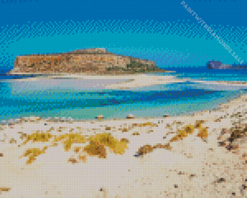 Balos Beach Landscape Diamond Painting