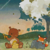 Bear And Fox Diamond Painting