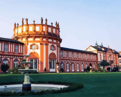 Biebrich Palace in Wiesbaden Diamond Painting