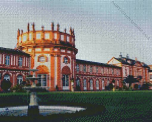 Biebrich Palace in Wiesbaden Diamond Painting