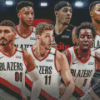 Blazers Basketball Players Diamond Painting