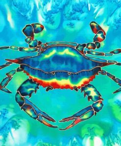 Blue Crab Art Diamond Painting