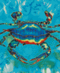 Blue Crab Art Diamond Painting