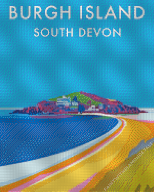 Burgh Island Poster Diamond Paintings