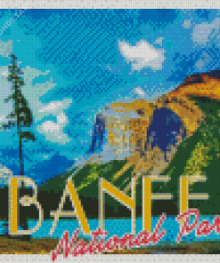 Canada Banff Poster Diamond Paintings