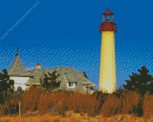 Cape May Lighthouse Diamond Paintings