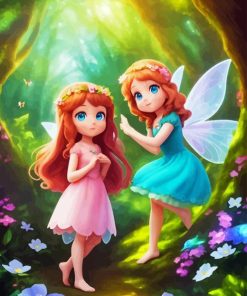 Cartoon Little Fairies Diamond Painting