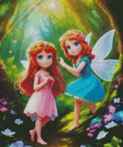 Cartoon Little Fairies Diamond Painting