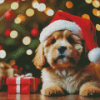 Christmas Puppy Diamond Paintings