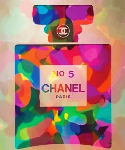Colorful Chanel Bottle Diamond Painting