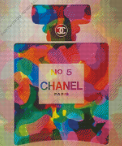 Colorful Chanel Bottle Diamond Painting