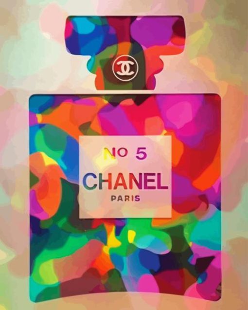 Colorful Chanel Bottle Diamond Painting