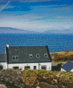 Cottage by Sea Diamond Painting