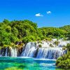 Croatia Waterfall Diamond Painting