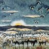 December Moonrise Charles Burchfield Diamond Painting