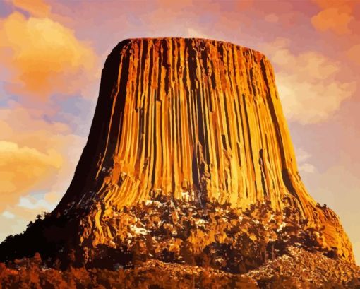 Devils Tower Diamond Painting