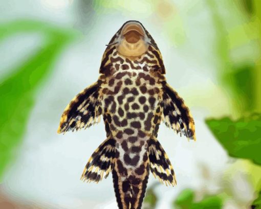 pleco fish diamond painting