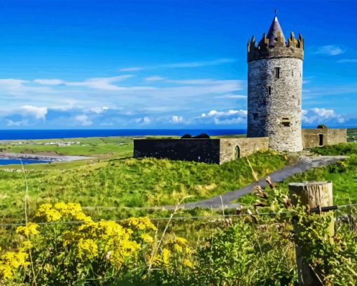 Doonagore Castle Diamond Painting