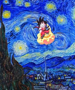 Dragon ball starry night Diamond Paintings