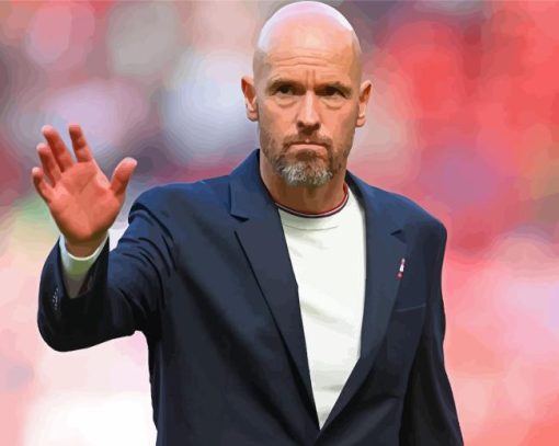 Erik Ten Hag Football Manager Diamond Painting