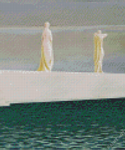 Four Figures on Wharf Colville Diamond Painting