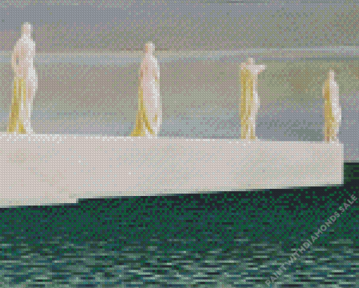 Four Figures on Wharf Colville Diamond Painting