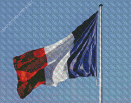 French Flag Diamond Painting