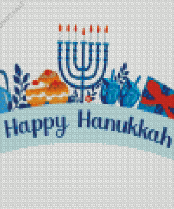 Happy Hanukkah Diamond Painting