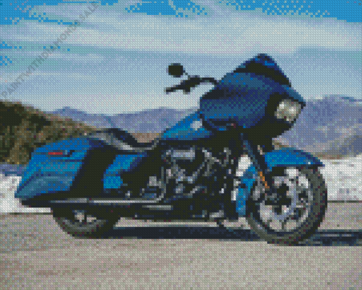 Harley Davidson Road Glide Diamond Paintings