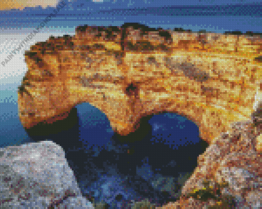 Heart Of The Algarve Sea Diamond Painting