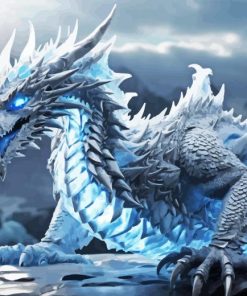 Ice dragon Diamond Paintings