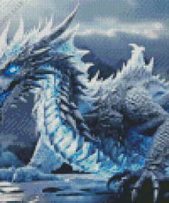 Ice dragon Diamond Paintings