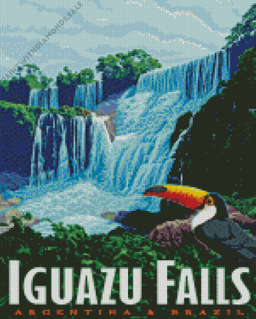 Iguazu Falls Poster Diamond Painting