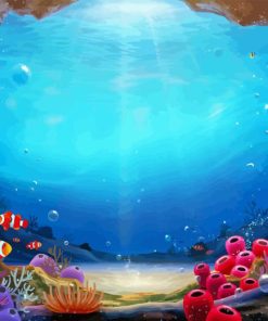 Illustration Undersea Diamond Painting