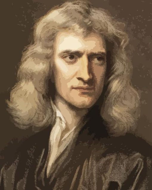 Isaac Newton Diamond Painting