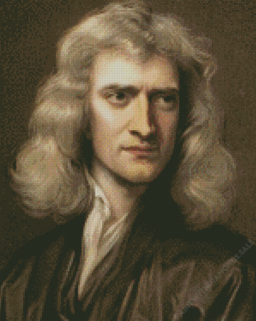 Isaac Newton Diamond Painting