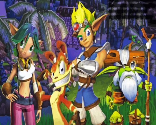 Jak and daxter Diamond Paintings