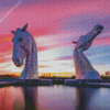 Kelpies of Scotland Diamond Painting