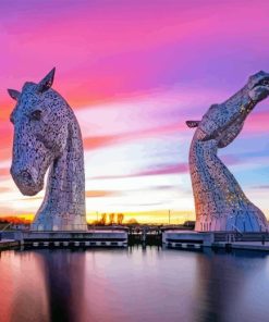 Kelpies of Scotland Diamond Painting