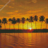 Kerala Palms Diamond Paintings