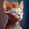 King Sphynx cat Diamond Paintings