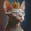 King Sphynx cat Diamond Paintings