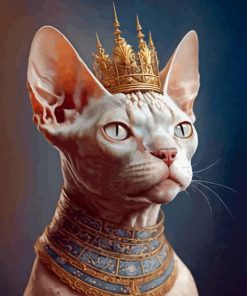 King Sphynx cat Diamond Paintings