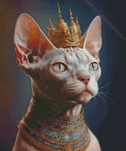 King Sphynx cat Diamond Paintings