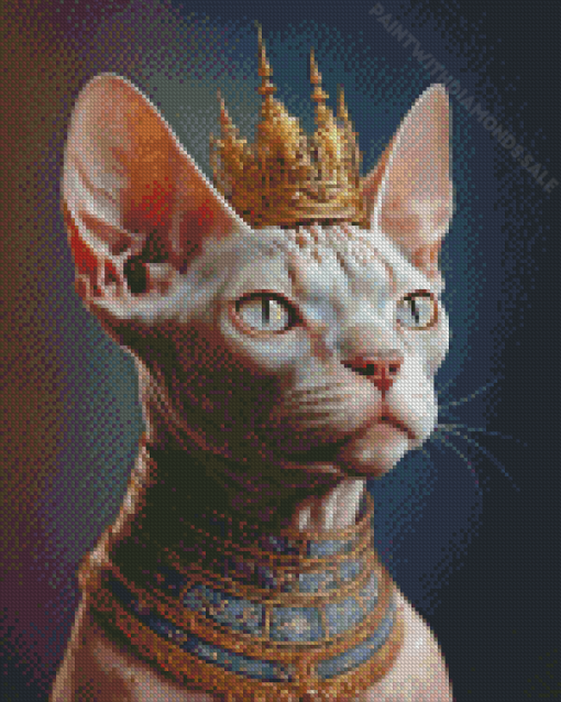 King Sphynx cat Diamond Paintings